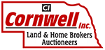 Cornwell, Inc. | Aurora, NE | Land & Home Brokers Auctioneers Logo